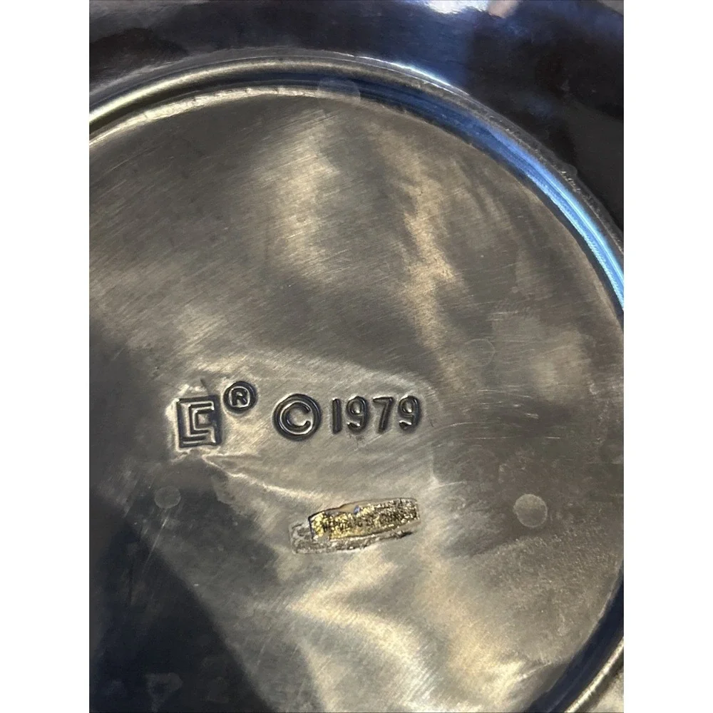 Vandor Imports Aluminum Cast 1979 Fish Platter Serving Heavy 8